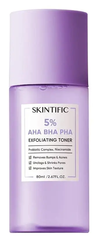 5% AHA BHA PHA Exfoliating Toner