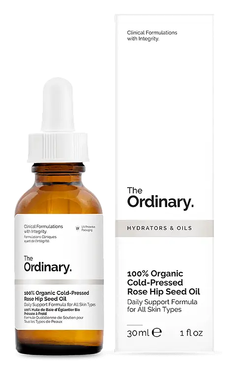 100% Organic Cold-Pressed Rose Hip Seed Oil