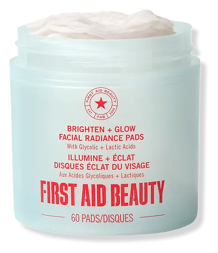 Facial Radiance Pads With Glycolic + Lactic Acids