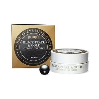 Black Pearl & Gold Eye Patch