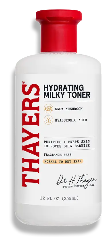 Hydrating Milky Face Toner with Snow Mushroom and Hyaluronic Acid
